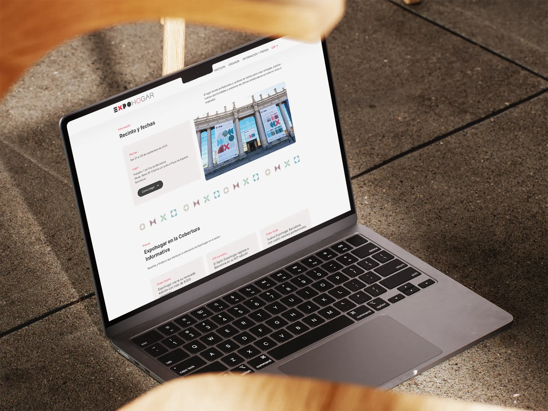 Diseño web wordpress y elementor para el salón Expohogar